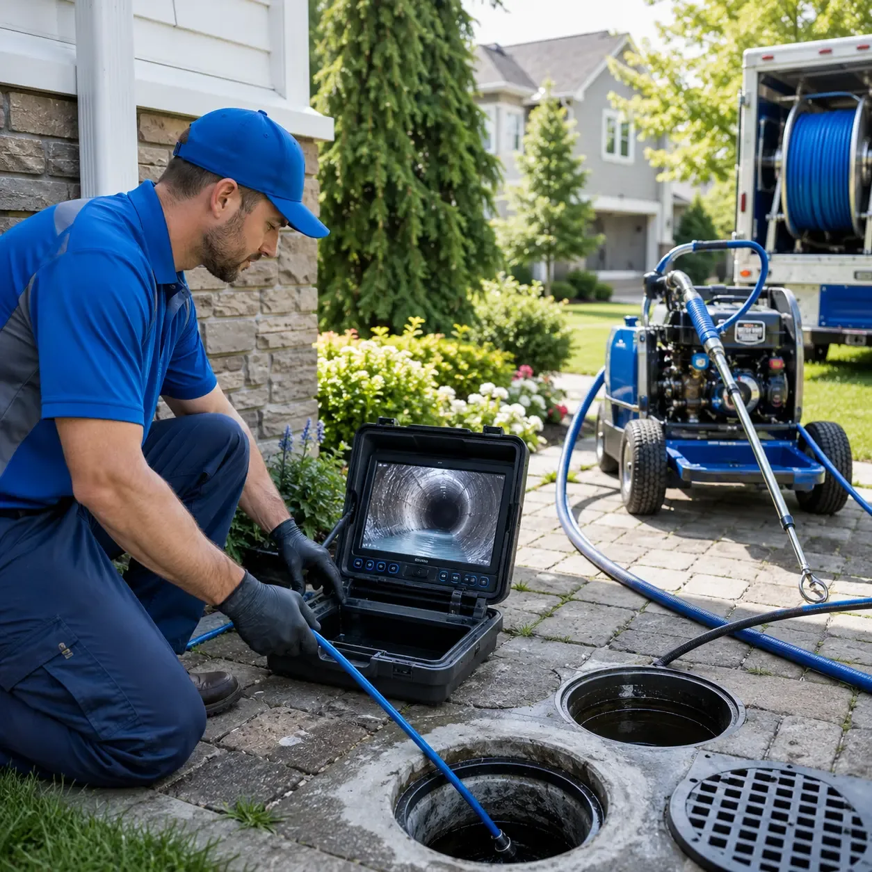 Outdoor drain cleaning professionals serving Waynesville, OH
